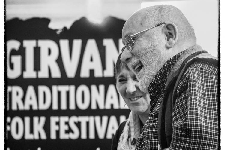 Bob Blair and Sandra Kerr at Girvan Folk Festival