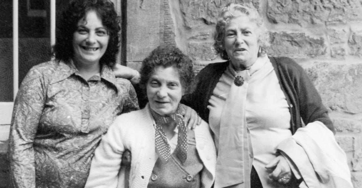 Sheila McGregor, Jane Turriff and Belle Stewart